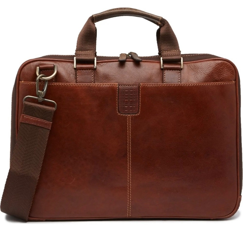 Boconi Leather Laptop Case